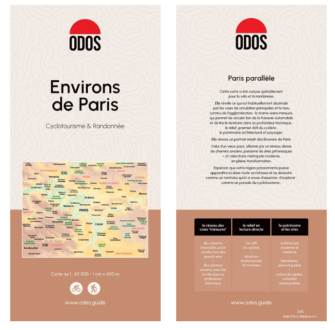 Odos: The Essential Map for Exploring the Areas Surrounding Paris by Bike